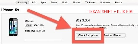 Cara Downgrade iPhone iPad iOS