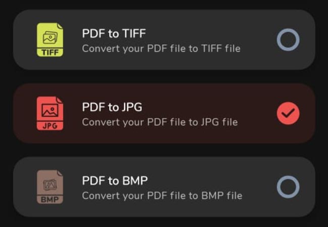 PDF Converter Pro Android PDF To JPG