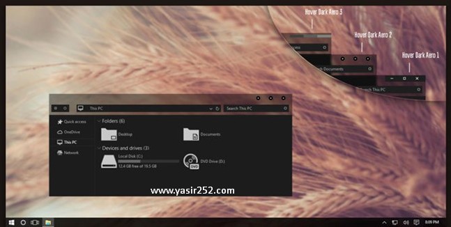 Cara Merubah Tema Windows 10 Dark Aero Theme