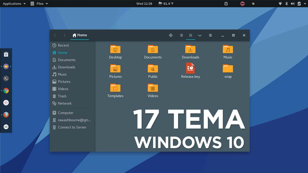 Download tema windows 10 bergerak