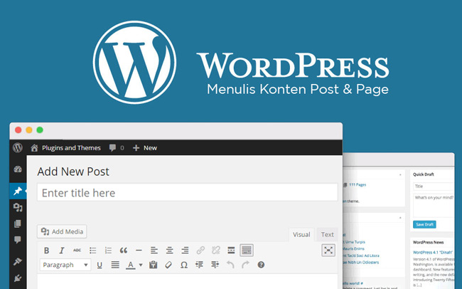 Menulis Post Page WordPress