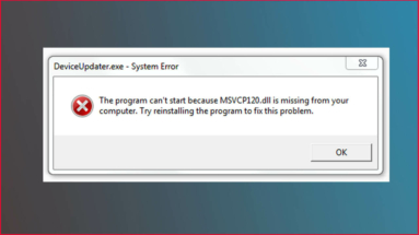 Cara Memperbaiki MSVCP120 DLL Error Windows