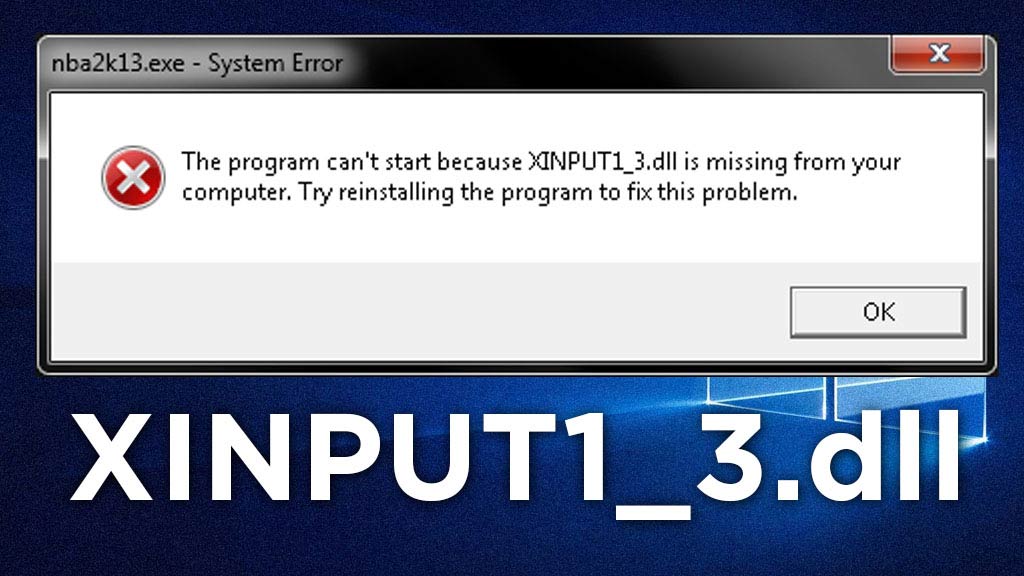 Xinput 1 3 dll