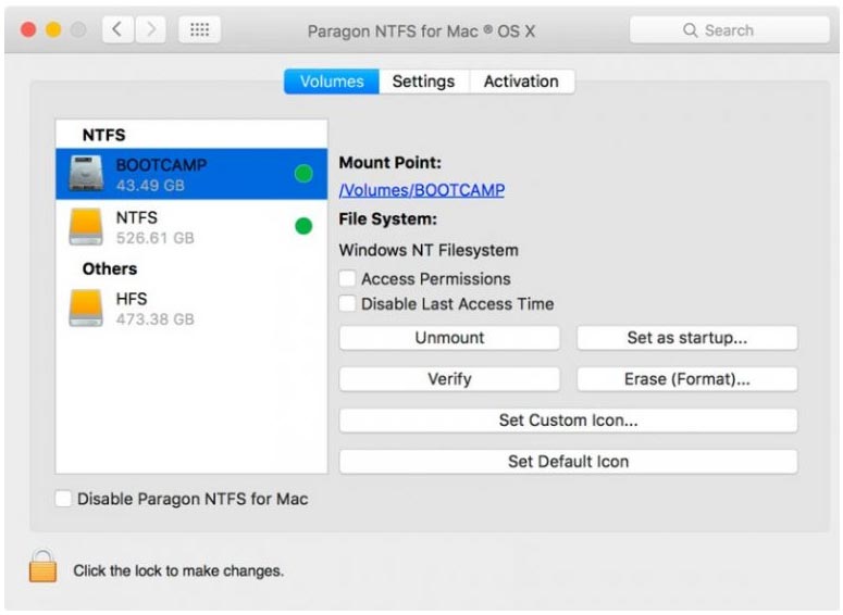 ntfs for mac and windows