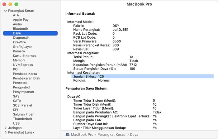 Cara Memperbaiki Mac Lambat Tanpa Charger Baterai Cycle