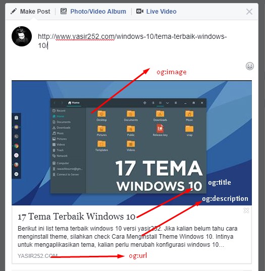 Pengertian Open Graph Tags dan Cara Menambahkan Open Graph Tags ke Website Yasir252