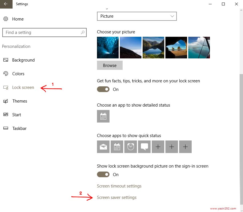 Cara Memasang Screen Saver Di Windows 10