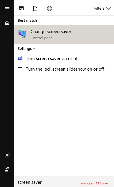 Screen Saver Windows 10