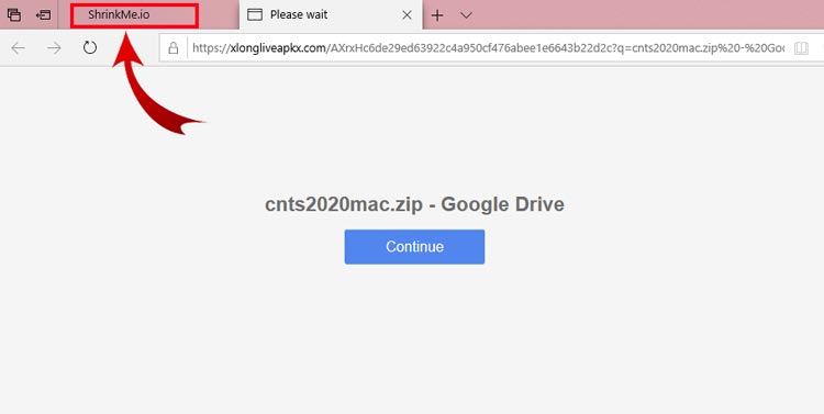 Cara Melewati Shortlink Shrinkme Popup