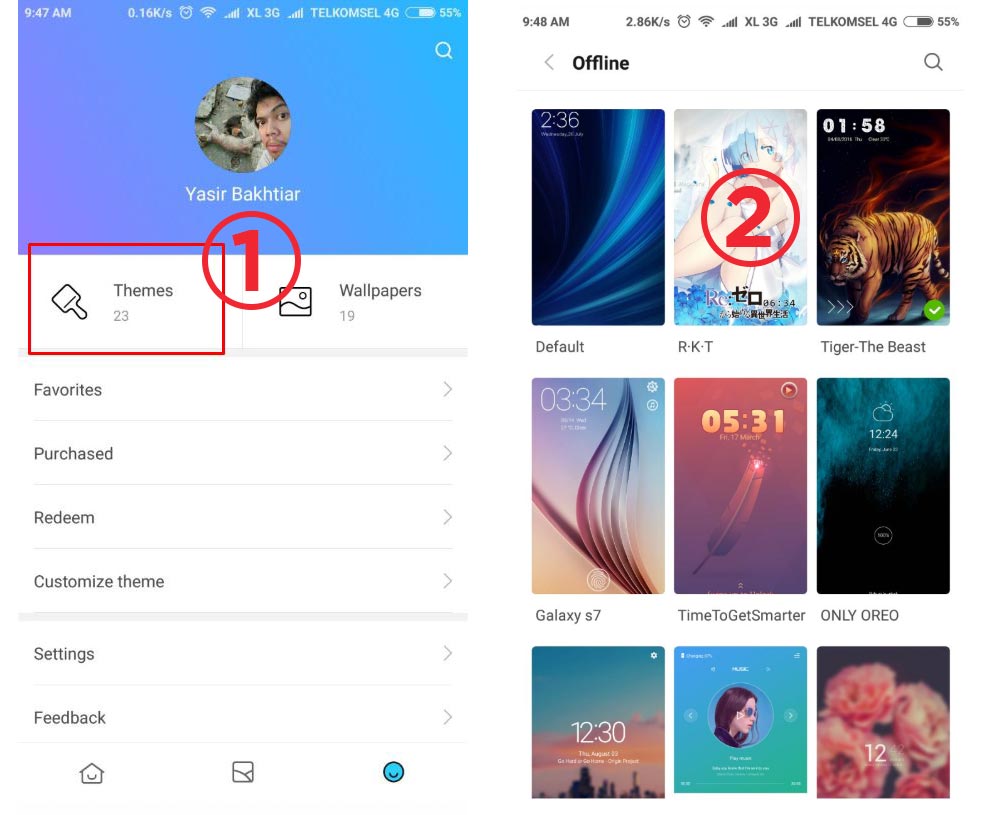 Cara mengganti tema xiaomi terbaik