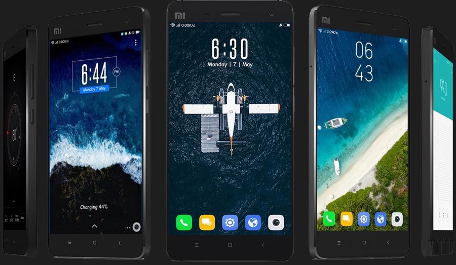 MIUI theme carbon x