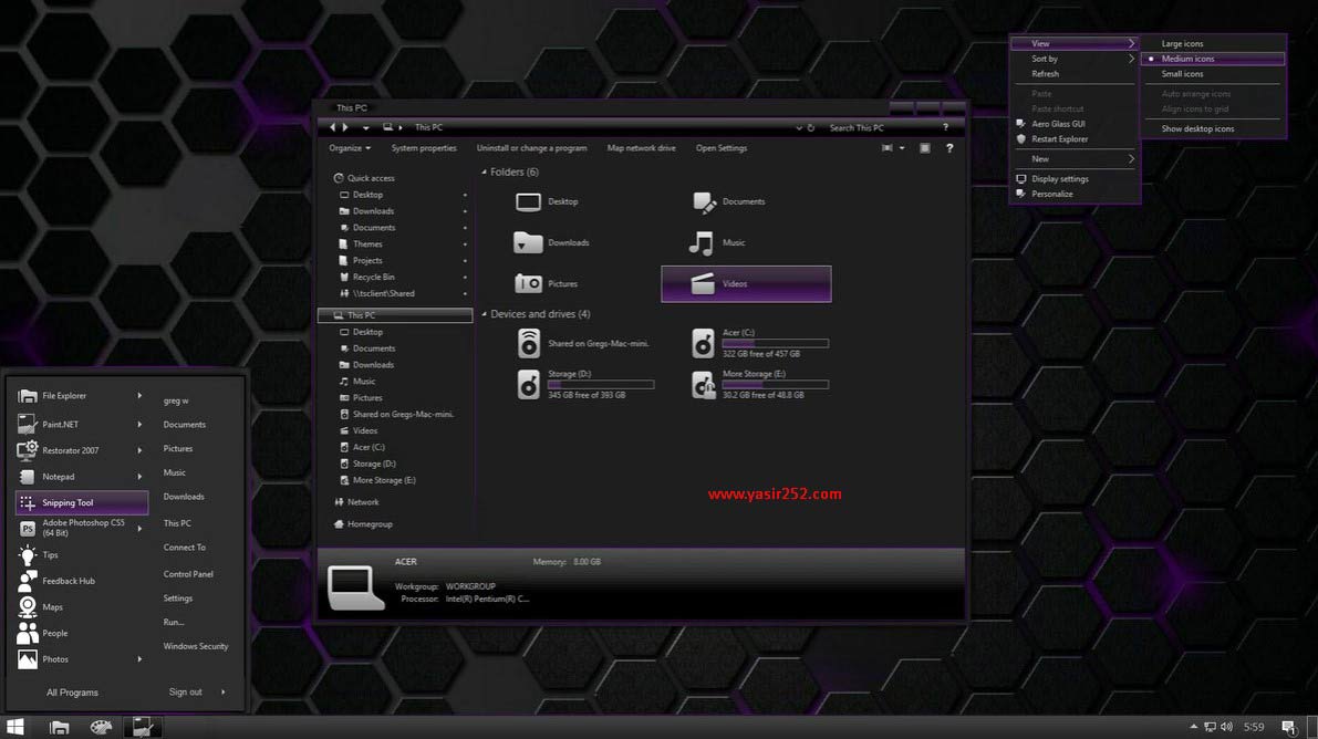 12 Tema Terbaik Windows 10 (Dark Edition) + Cara Install ...