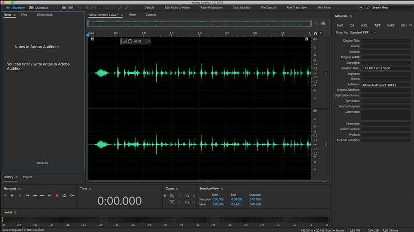 how to use adobe audition cc 2018