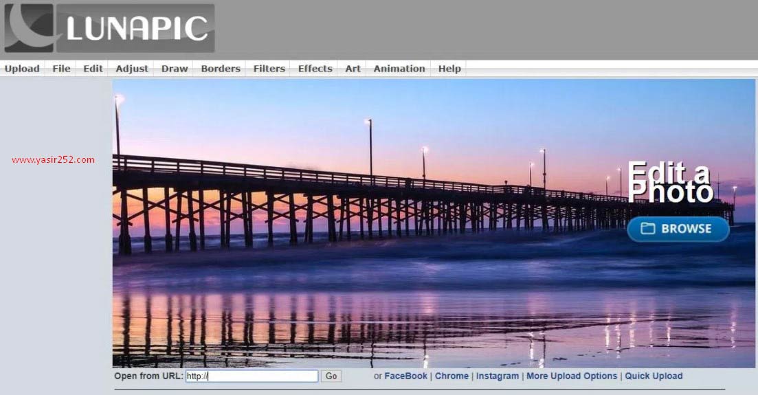 Aplikasi Edit Foto Online Terbaik Lunapic Yasir252