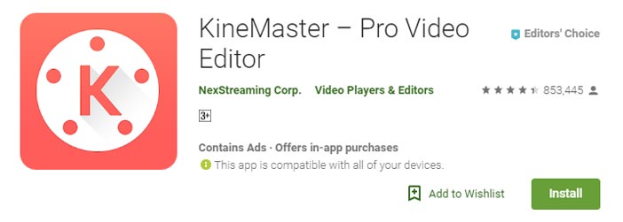 Download Kinemaster, Aplikasi Edit Video Untuk Android
