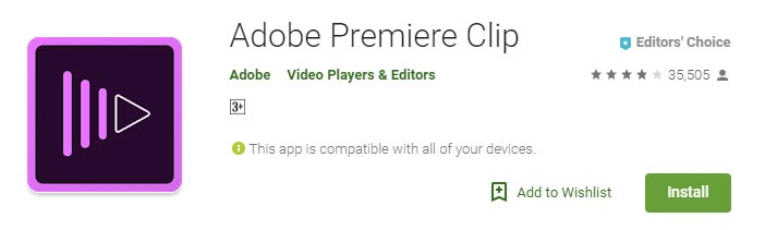 Aplikasi Edit Video Terbaik Android Adobe Premiere Clip