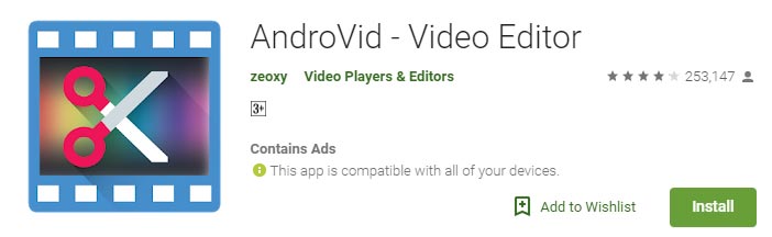 Androvid aplikasi edit video di android gratis