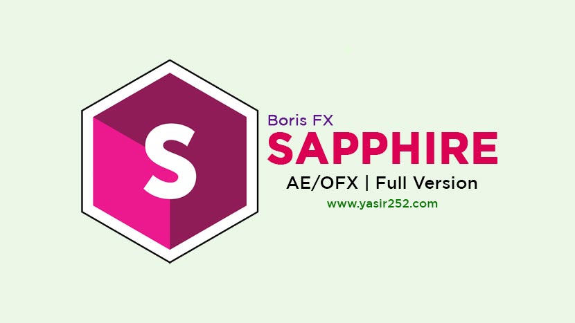 Sapphire Plugin Free Download Crack Adobe & OFX