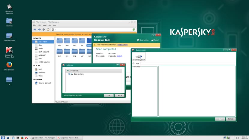 boot to usb windows 10 uefi kaspersky rescue disk