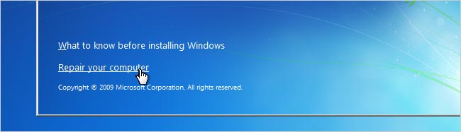 Cara reset password windows 7