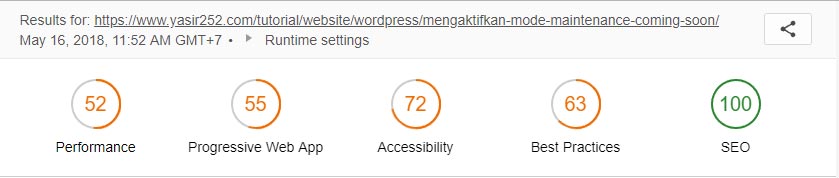 Cek SEO Website dengan Google Lighthouse