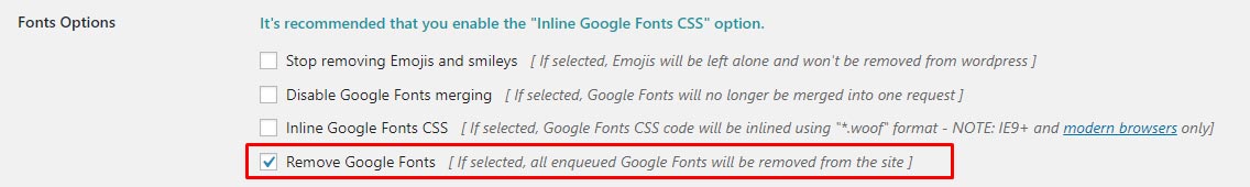 Mempercepat website sowrdpress dengan disable google font