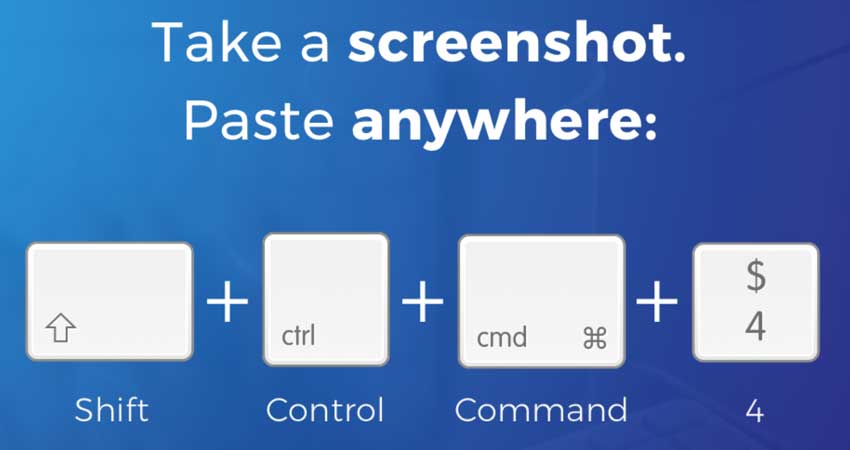 Mac Keyboard Shortcut Screenshot