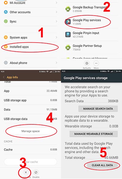 Cara Disable Google Play Services