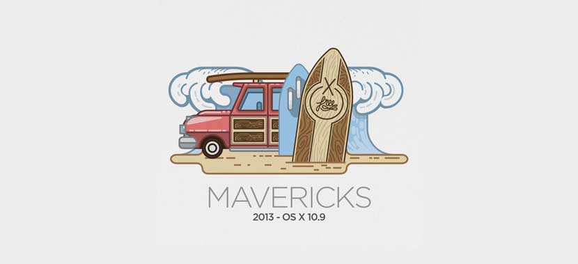 Mac OS X Mavericks 10.9 Tahun 2013