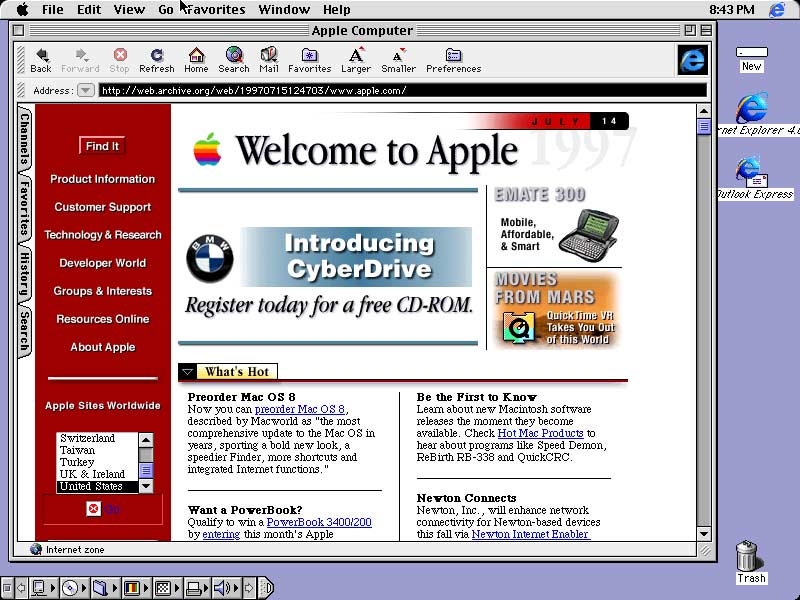 Macintosh Versi 8 Tahun 1998 Jadul