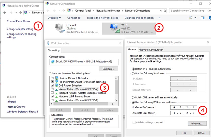 Cara Membuka Situs Terlarang Dengan DNS MNCPlay Fastnet dan Indihome