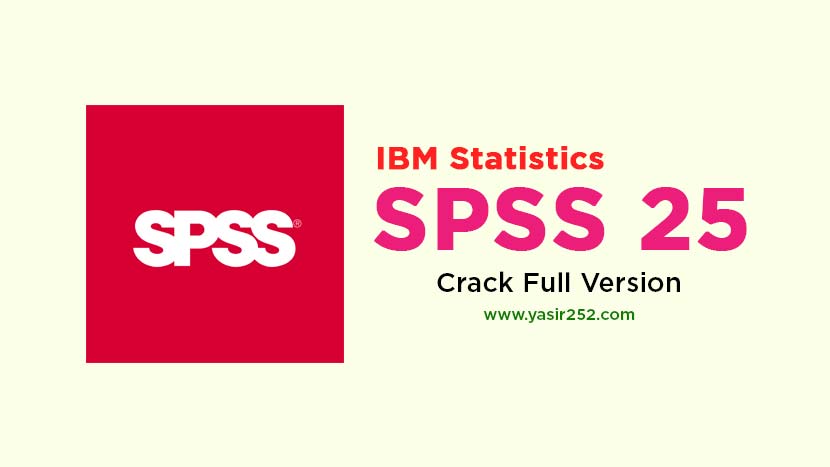 IBM SPSS 25 Free Download Full Version