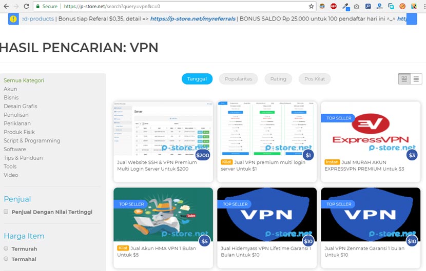 Menghilangkan Internet Positif Dengan VPN Gratis