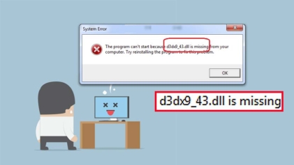 Cara Memperbaiki D3DX9_43 dll Missing Windows