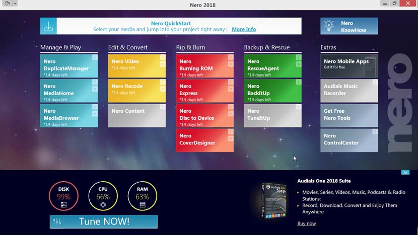 Nero Free Download Full Version 2018 Platinum