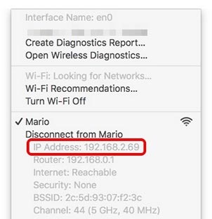 IP Address Mac Wifi Network