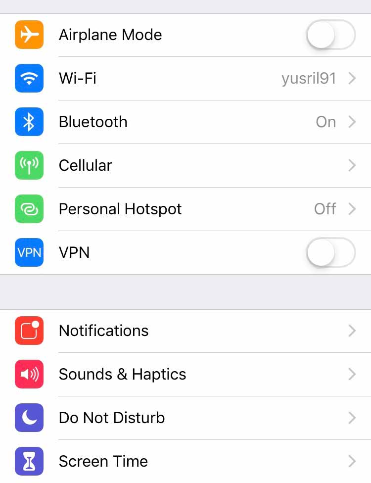 cara memperbaiki hotspot iphone apn