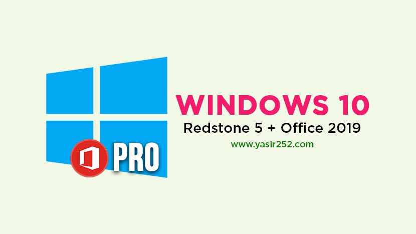 Download Windows 10 Pro Redstone 5 ISO 64 Bit Office 2019