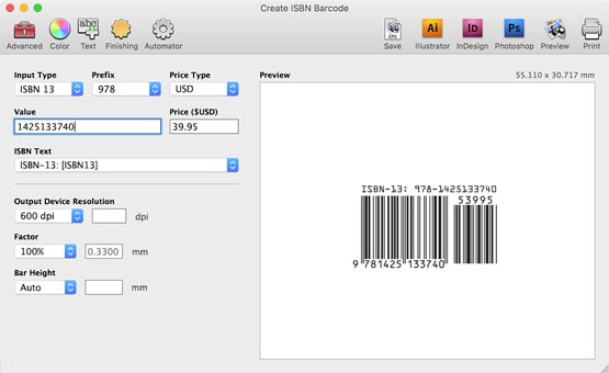 Barcode Producer 6 MacOSX