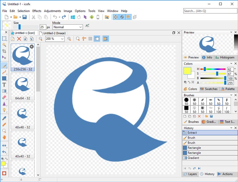 IcoFX Icon Editor Windows