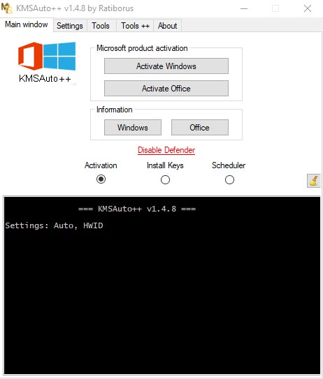 kmsauto activator office 2019