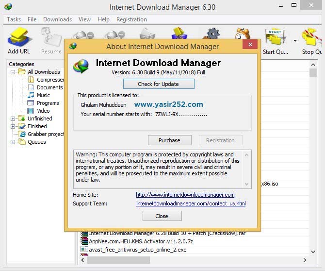 download idm free with crack and serial number