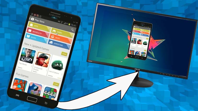 Cara Mirror Android Display ke PC