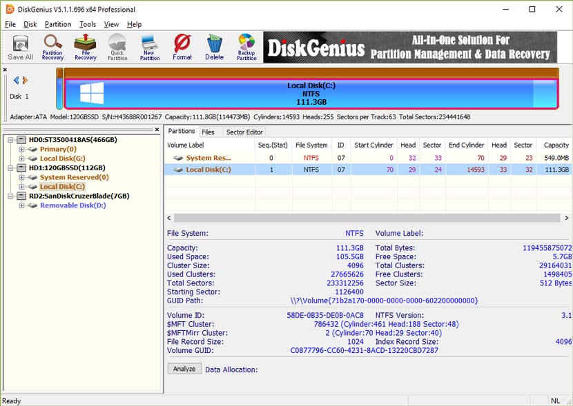 DiskGenius Professional Full Version Free Download