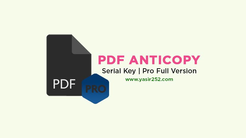 Download PDF Anticopy Pro Full Version