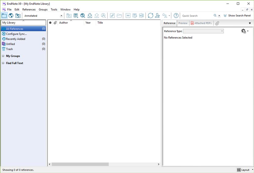 endnote x9 wont create library endnote x9 wont create library