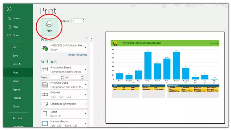 Cara mencetak file menggunakan printer wireless