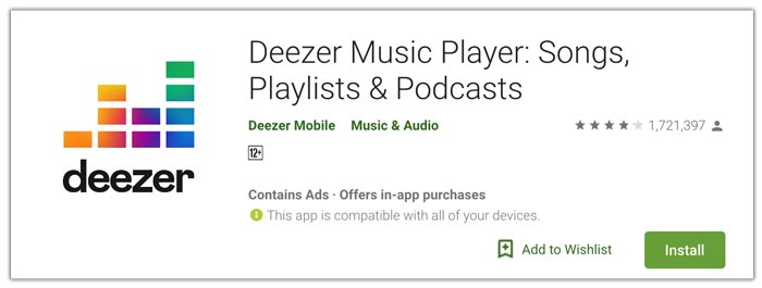 Deezer Aplikasi Streamer Musik Terbaik