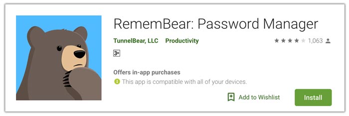 RememBear Password Manager