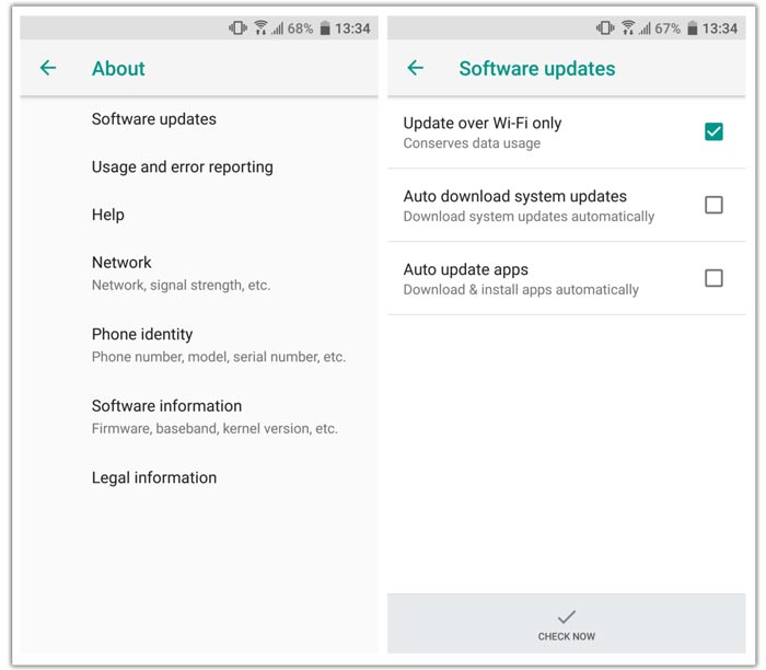 Update Software untuk mengatasi Download Pending